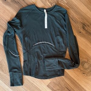 lululemon athletica Hunter green Long Sleeve Top